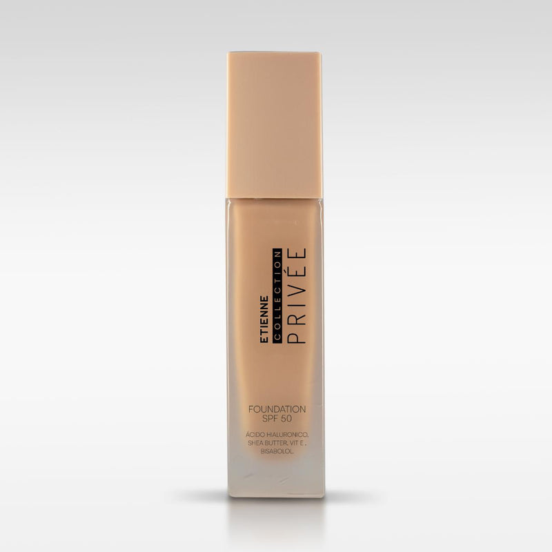 Privee Foundation SPF50 Toast 03 Acido Hialuronico y Vitam E