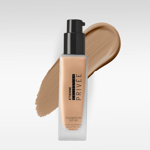 Privee Foundation SPF50 Toast 03 Acido Hialuronico y Vitam E
