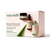 Naturaloe Estuche Mist Facial , Agua Micelar y Crema Hidratante Día