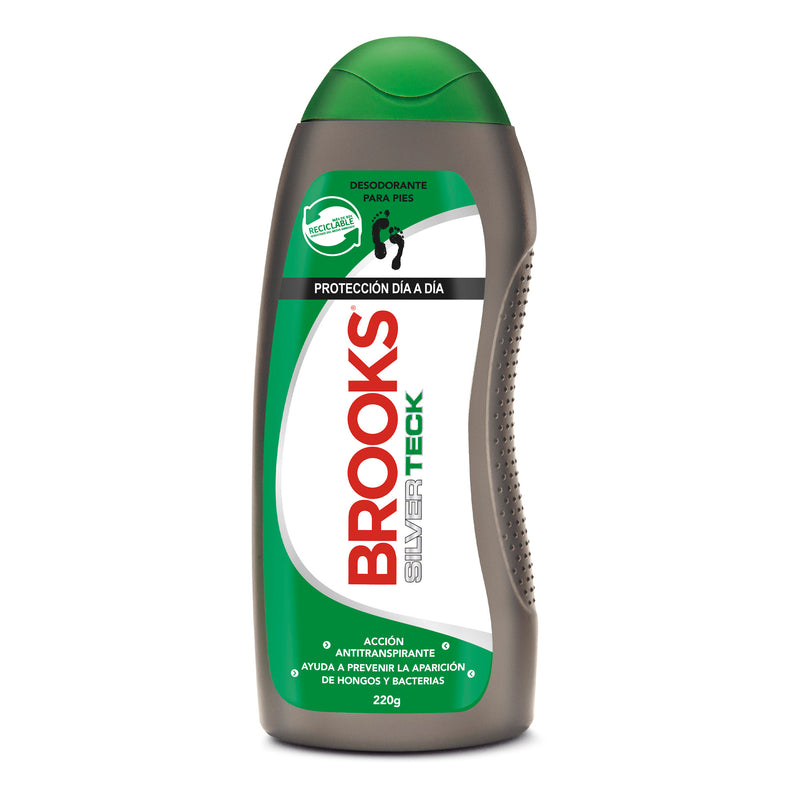 Brooks Talco Polvo Silver Teck 220gr