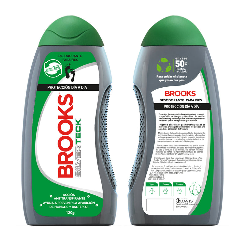Talco Brooks Silver Teck 120 grs