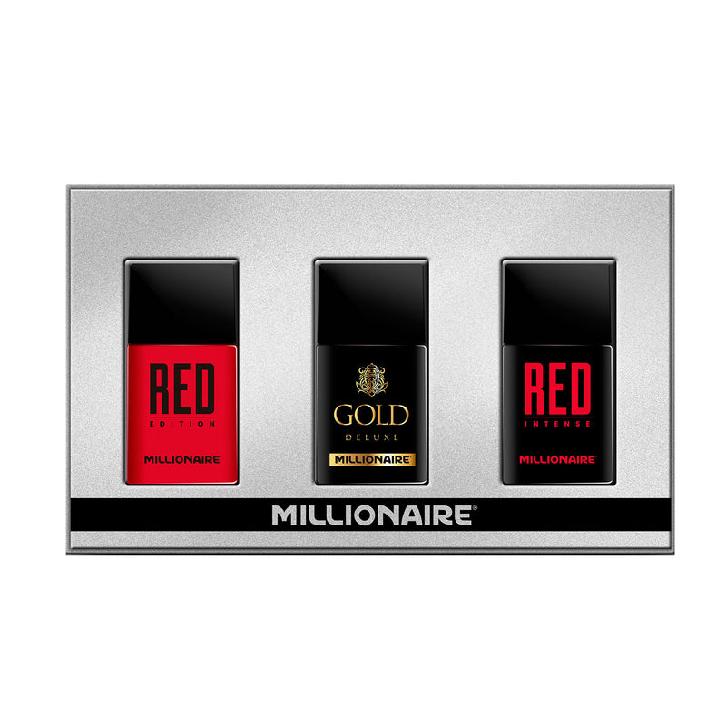 Millionaire Deluxe Collection Red Edition 30ml EDP + Red Intense 30ml EDP + Gold Deluxe 30ml EDP