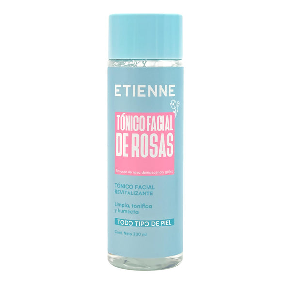 Etienne Expert Tónico Facial Revitalizante Agua de Rosas 200ml