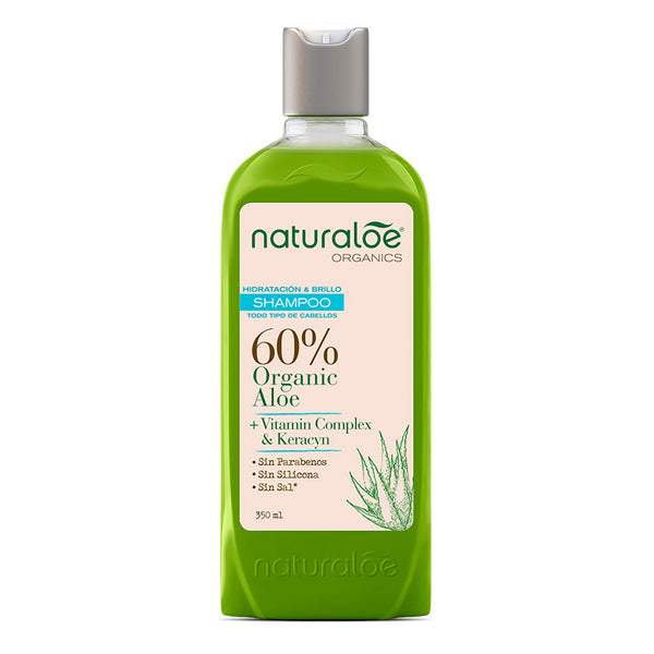 Pack 3 Shampoo Naturaloe Hidratación y brillo 350 ml