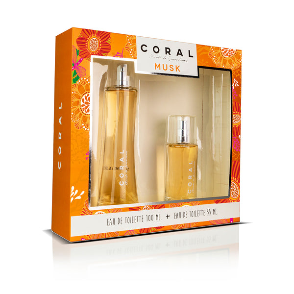 Coral Musk 100ml EDT + Coral Musk 55ml EDT