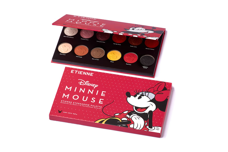 Paleta de Sombras Minnie Mouse 12 Colores Etienne